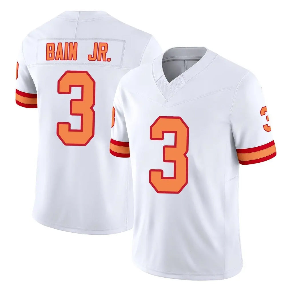 Tuec TB.Buccaneers #3 Rueben Bain Jr. Player White Limited '76 Vapor F.U.S.E. Home Game Stitched Jerseys
