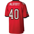 Tuec TB.Buccaneers #40 Mike Alstott Mitchell & Ness Red Legacy Replica Stitched Puhic Jersey