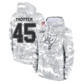 Tuec TB.Buccaneers #45 Josiah Trotter Player Arctic Camo Limited Salute to Service Pullover Hoodies Game Stitched Jerseys