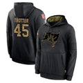 Tuec TB.Buccaneers #45 Josiah Trotter Player Black Salute to Service Sideline Performance Pullover Hoodies Home Game Stitched Jerseys
