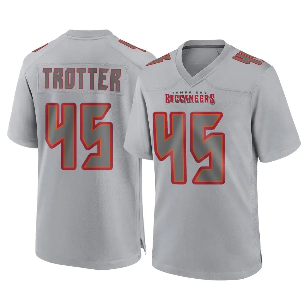 Tuec TB.Buccaneers #45 Josiah Trotter Player Gray Atmosphere Fashion Home Game Stitched Jerseys