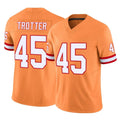 Tuec TB.Buccaneers #45 Josiah Trotter Player Orange Limited Vapor F.U.S.E. Home Game Stitched Jerseys