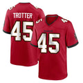 Tuec TB.Buccaneers #45 Josiah Trotter Player Red Home Game Stitched Jerseys