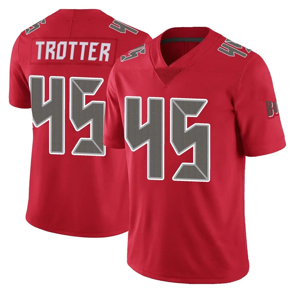 Tuec TB.Buccaneers #45 Josiah Trotter Player Red Limited Color Rush Home Game Stitched Jerseys
