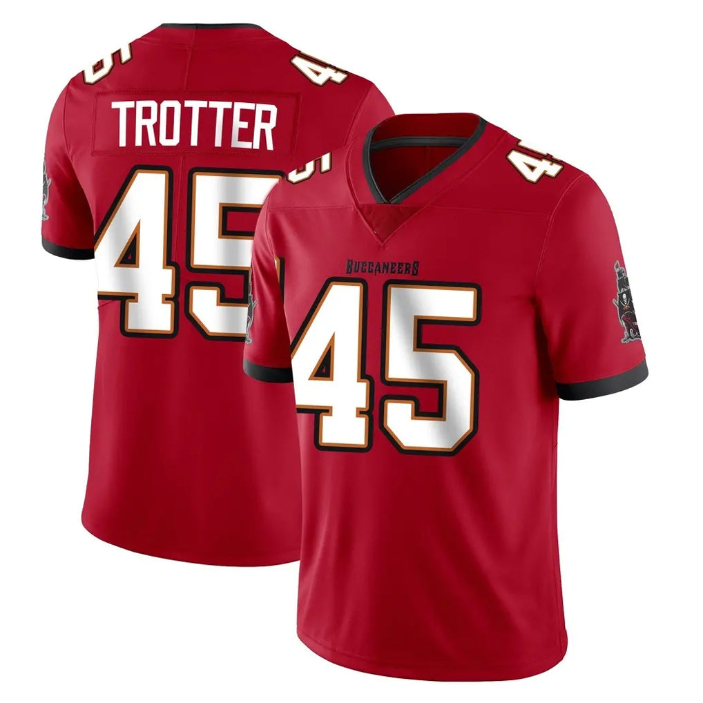 Tuec TB.Buccaneers #45 Josiah Trotter Player Red Limited Vapor Home Game Stitched Jerseys