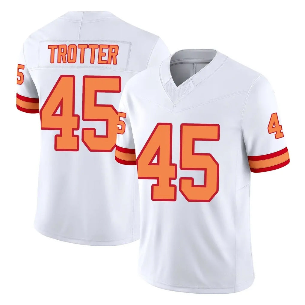 Tuec TB.Buccaneers #45 Josiah Trotter Player White Limited '76 Vapor F.U.S.E. Home Game Stitched Jerseys