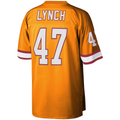 Tuec TB.Buccaneers #47 John Lynch Mitchell & Ness Orange Big & Tall 1995 Legacy Retired Player Jersey