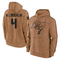 Tuec TB.Buccaneers #4 Chase McLaughlin Player Brown Limited Salute to Service Pullover Hoodies Game Stitched Jerseys