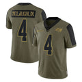 Tuec TB.Buccaneers #4 Chase McLaughlin Player Olive Salute To Service Limited Game Stitched Jerseys