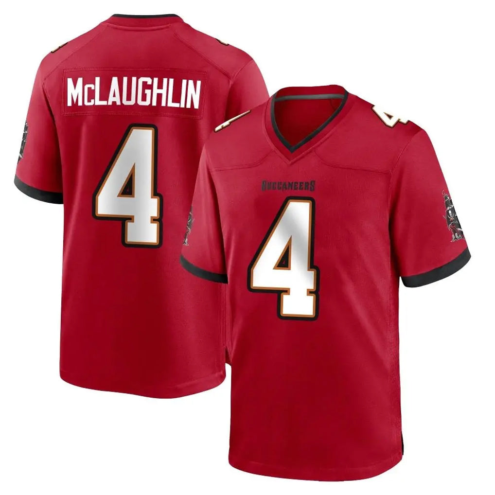 Tuec TB.Buccaneers #4 Chase McLaughlin Player Red Home Game Stitched Jerseys