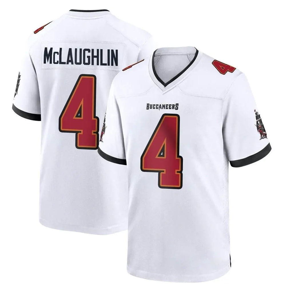 Tuec TB.Buccaneers #4 Chase McLaughlin Player White Home Game Stitched Jerseys