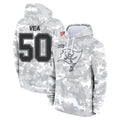 Tuec TB.Buccaneers #50 Vita Vea Player Arctic Camo Limited Salute to Service Pullover Hoodies Game Stitched Jerseys