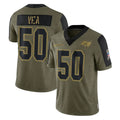 Tuec TB.Buccaneers #50 Vita Vea Player Olive Salute To Service Limited Game Stitched Jerseys