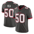 Tuec TB.Buccaneers #50 Vita Vea Player Pewter Limited Alternate Vapor Home Game Stitched Jerseys