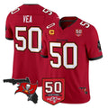Tuec TB.Buccaneers #50 Vita Vea Player Red Limited 2026 Season Vapor F.U.S.E. Home Game Stitched Jerseys