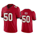 Tuec TB.Buccaneers #50 Vita Vea Player Red Limited Vapor Home Game Stitched Jerseys