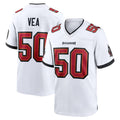 Tuec TB.Buccaneers #50 Vita Vea Player White Home Game Stitched Jerseys