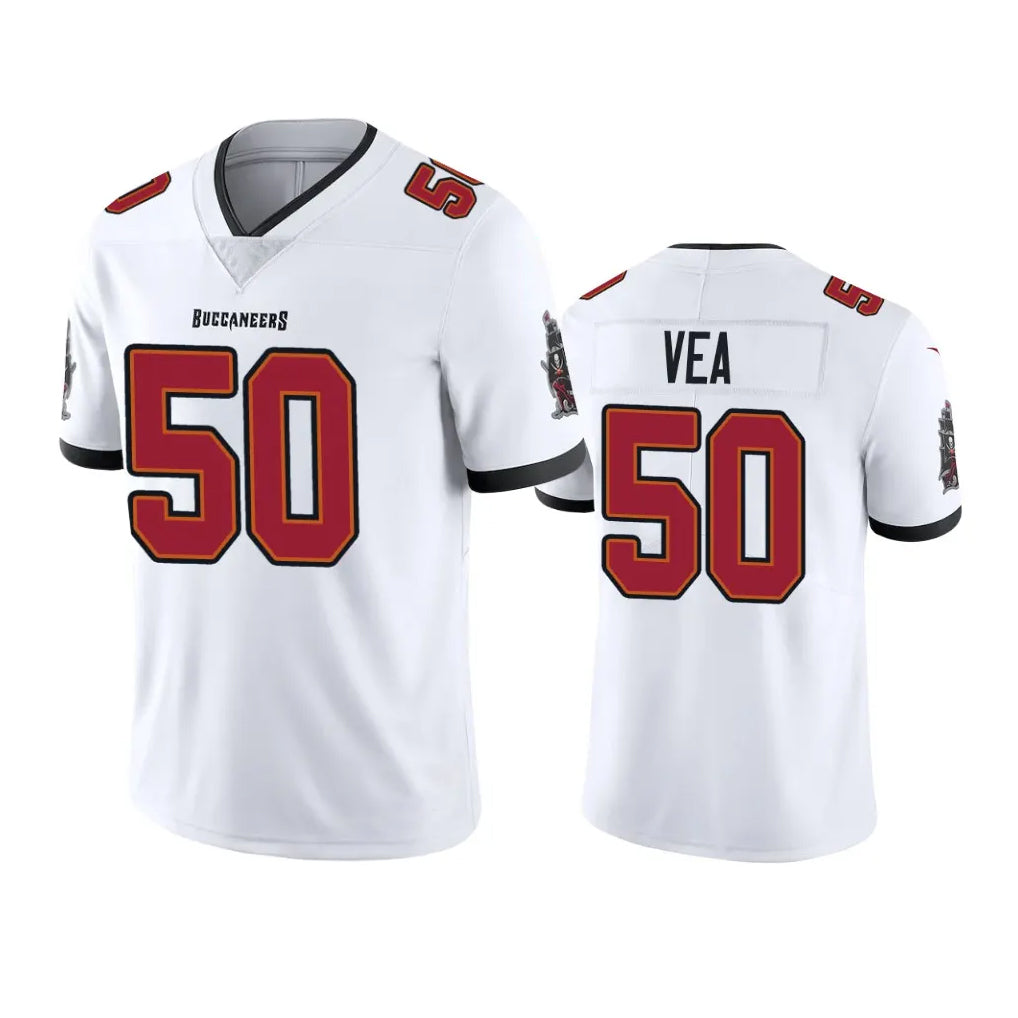 Tuec TB.Buccaneers #50 Vita Vea Player White Limited Vapor Untouchable Home Game Stitched Jerseys