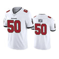 Tuec TB.Buccaneers #50 Vita Vea Player White Limited Vapor Untouchable Home Game Stitched Jerseys