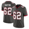 Tuec TB.Buccaneers #62 Graham Barton Player Pewter Limited Alternate Vapor Home Game Stitched Jerseys