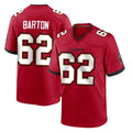 Tuec TB.Buccaneers #62 Graham Barton Player Red Home Game Stitched Jerseys