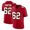 Tuec TB.Buccaneers #62 Graham Barton Player Red Limited Vapor Home Game Stitched Jerseys