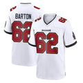Tuec TB.Buccaneers #62 Graham Barton Player White Home Game Stitched Jerseys