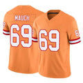 Tuec TB.Buccaneers #69 Cody Mauch Player Orange Limited Vapor F.U.S.E. Home Game Stitched Jerseys