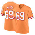 Tuec TB.Buccaneers #69 Cody Mauch Player Orange Throwback Home Game Stitched Jerseys