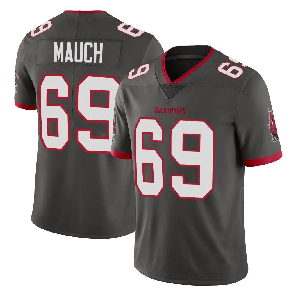 Tuec TB.Buccaneers #69 Cody Mauch Player Pewter Limited Alternate Vapor Home Game Stitched Jerseys