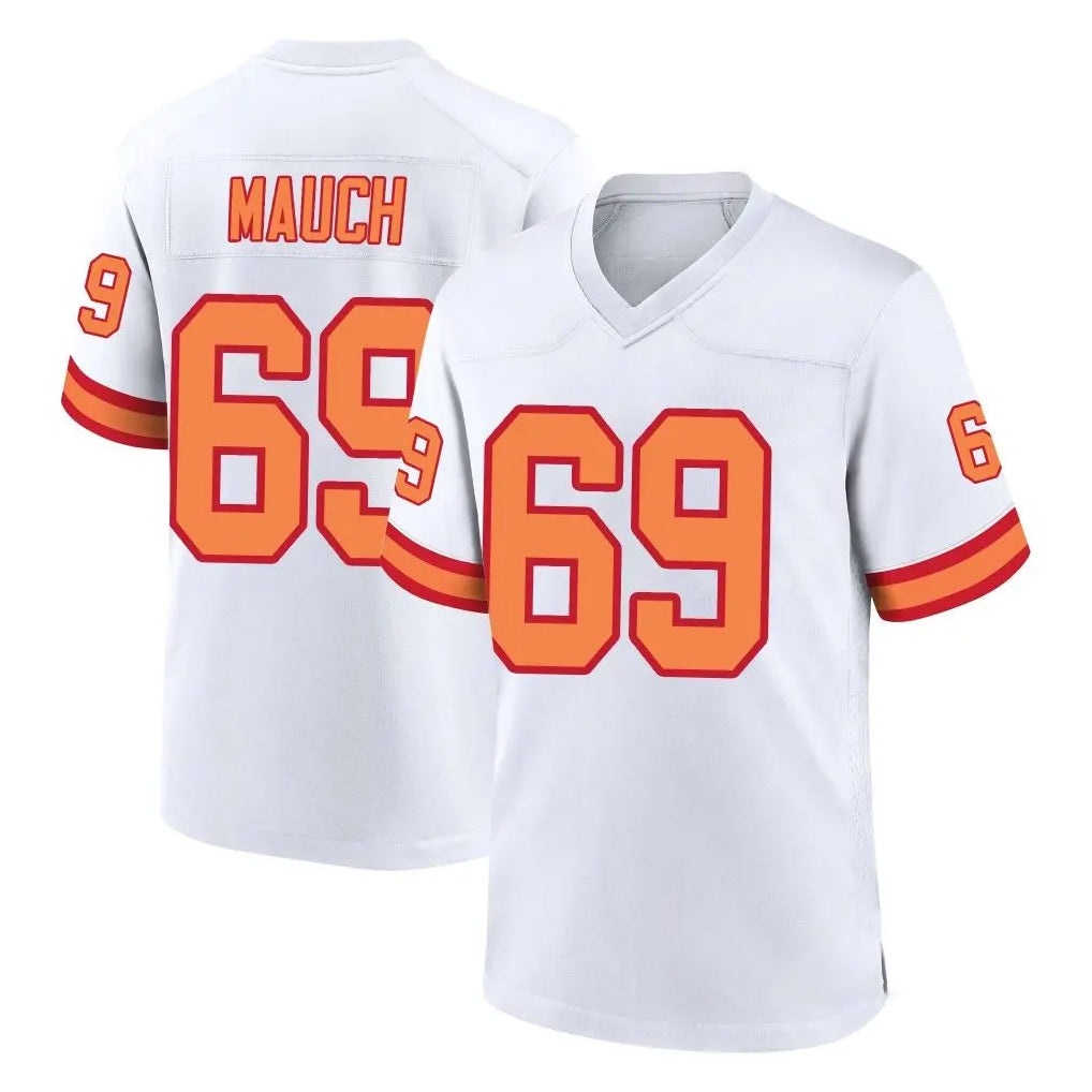 Tuec TB.Buccaneers #69 Cody Mauch Player White '76 Home Game Stitched Jerseys