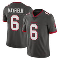 Tuec TB.Buccaneers #6 Baker Mayfield Player Pewter Limited Alternate Vapor Home Game Stitched Jerseys