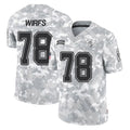 Tuec TB.Buccaneers #78 Tristan Wirfs Player Arctic Camo Limited Salute To Service Home Game Stitched Jerseys