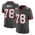 Tuec TB.Buccaneers #78 Tristan Wirfs Player Pewter Limited Alternate Vapor Home Game Stitched Jerseys
