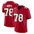 Tuec TB.Buccaneers #78 Tristan Wirfs Player Red Limited Vapor Home Game Stitched Jerseys