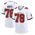 Tuec TB.Buccaneers #78 Tristan Wirfs Player White Home Game Stitched Jerseys