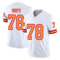 Tuec TB.Buccaneers #78 Tristan Wirfs Player White Limited '76 Vapor F.U.S.E. Home Game Stitched Jerseys