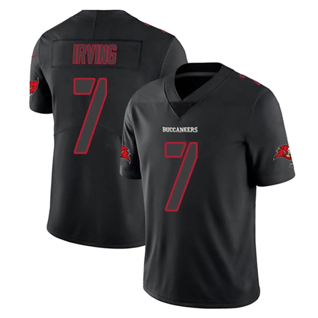Tuec TB.Buccaneers #7 Bucky Irving Player Black Impact Limited Home Game Stitched Jerseys