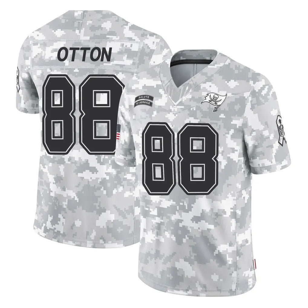 Tuec TB.Buccaneers #88 Cade Otton Player Arctic Camo Limited Salute To Service Home Game Stitched Jerseys
