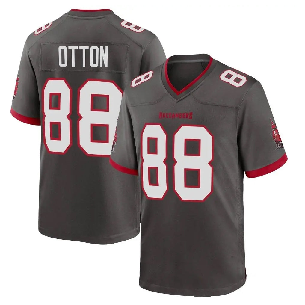 Tuec TB.Buccaneers #88 Cade Otton Player Pewter Alternate Home Game Stitched Jerseys