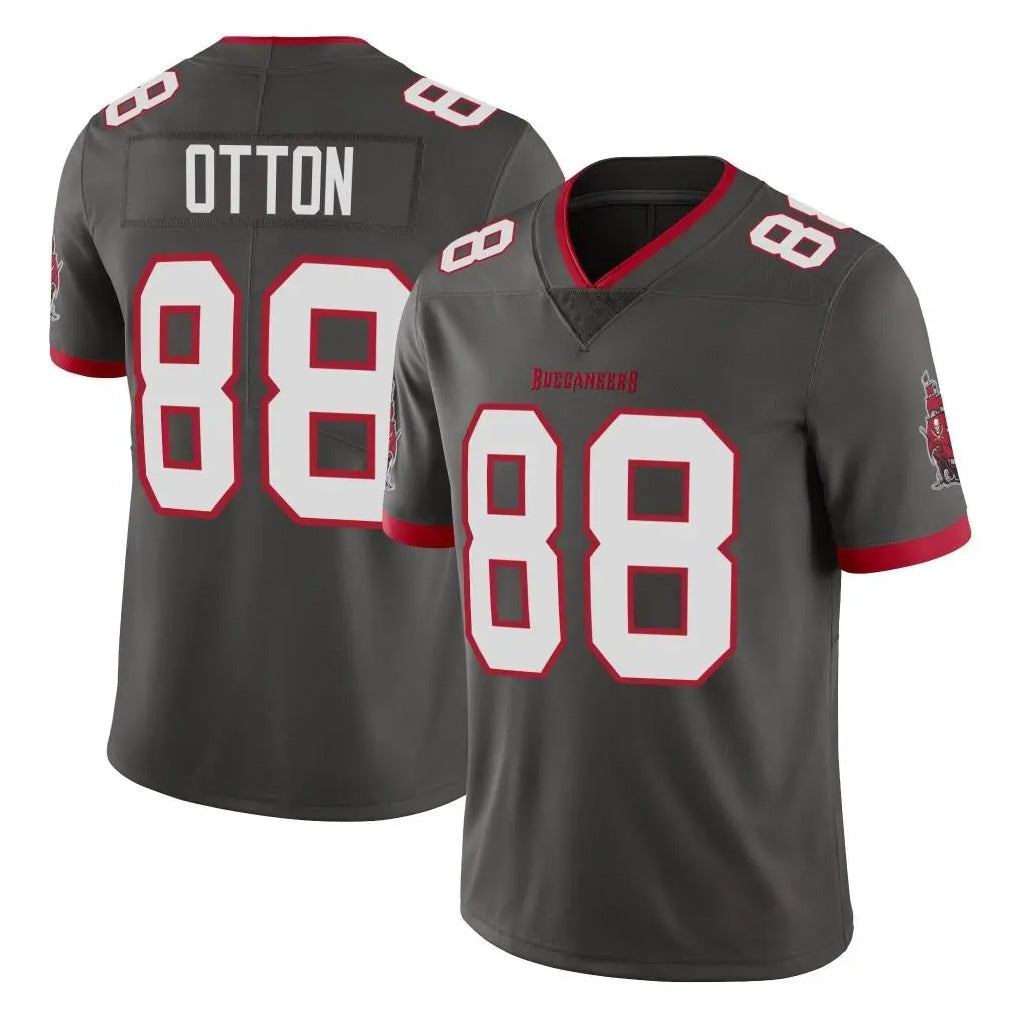 Tuec TB.Buccaneers #88 Cade Otton Player Pewter Limited Alternate Vapor Home Game Stitched Jerseys