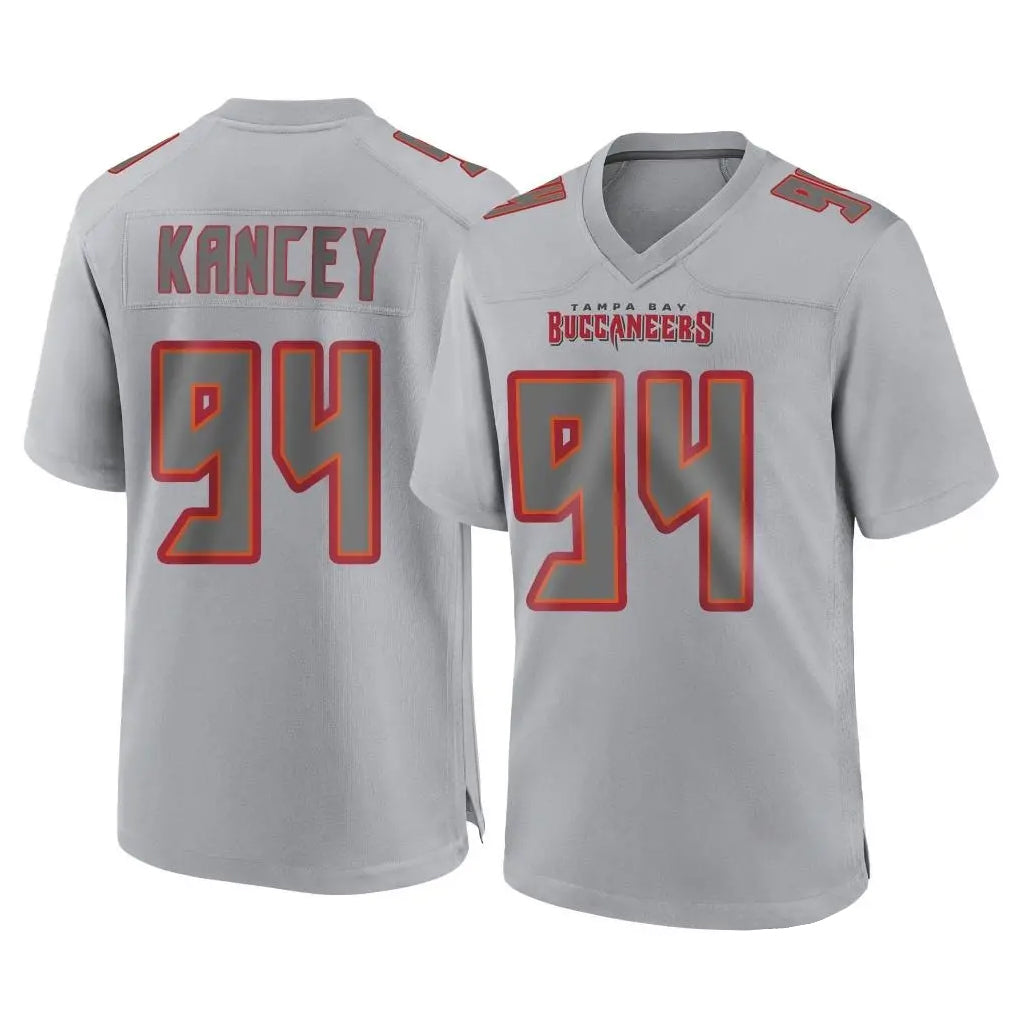Tuec TB.Buccaneers #94 Calijah Kancey Player Gray Atmosphere Fashion Home Game Stitched Jerseys