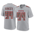 Tuec TB.Buccaneers #94 Calijah Kancey Player Gray Atmosphere Fashion Home Game Stitched Jerseys