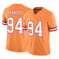 Tuec TB.Buccaneers #94 Calijah Kancey Player Orange Limited Vapor F.U.S.E. Home Game Stitched Jerseys