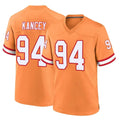 Tuec TB.Buccaneers #94 Calijah Kancey Player Orange Throwback Home Game Stitched Jerseys