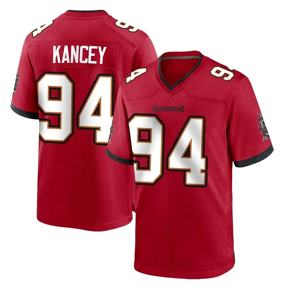 Tuec TB.Buccaneers #94 Calijah Kancey Player Red Home Game Stitched Jerseys