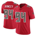 Tuec TB.Buccaneers #94 Calijah Kancey Player Red Limited Color Rush Home Game Stitched Jerseys
