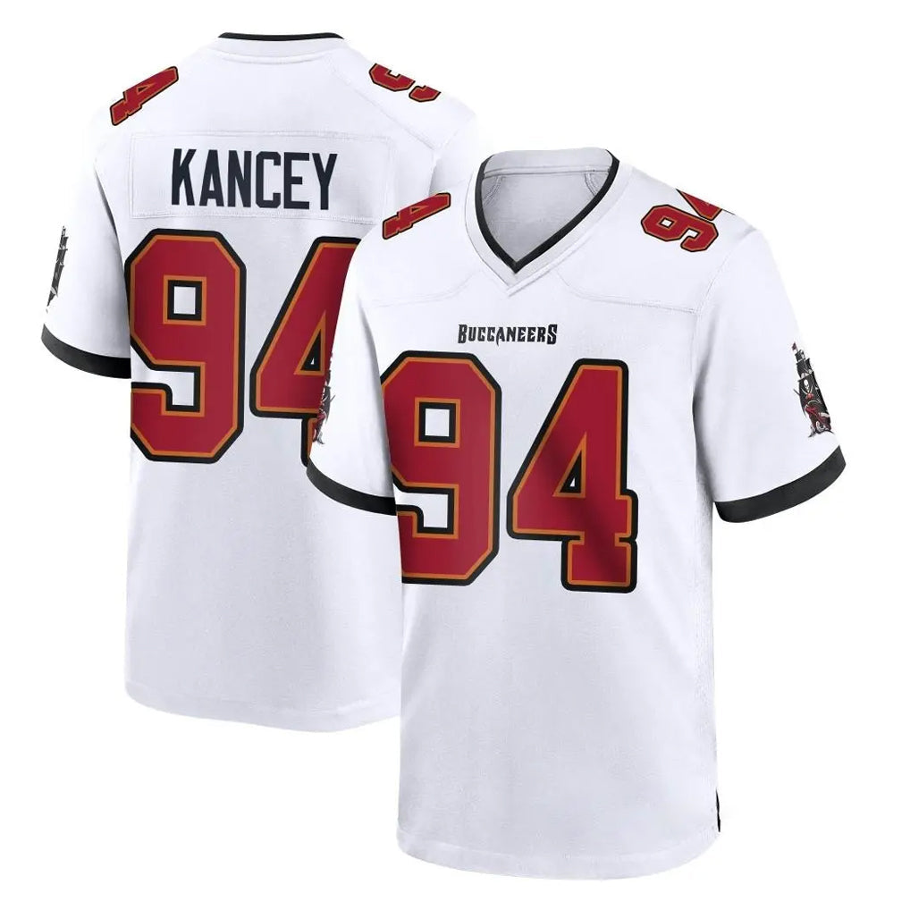 Tuec TB.Buccaneers #94 Calijah Kancey Player White Home Game Stitched Jerseys