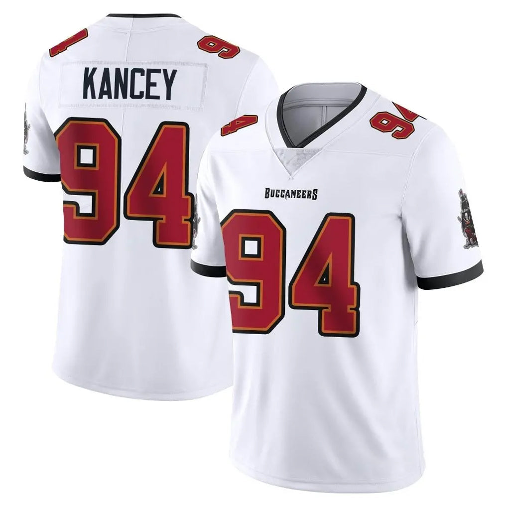 Tuec TB.Buccaneers #94 Calijah Kancey Player White Limited Vapor Untouchable Home Game Stitched Jerseys