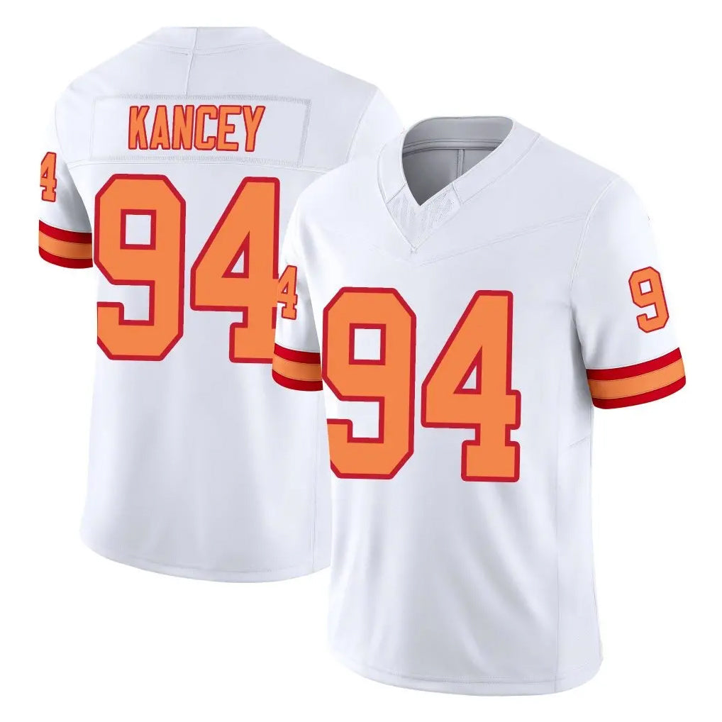 Tuec TB.Buccaneers #94 Calijah Kancey Player White Limited '76 Vapor F.U.S.E. Home Game Stitched Jerseys